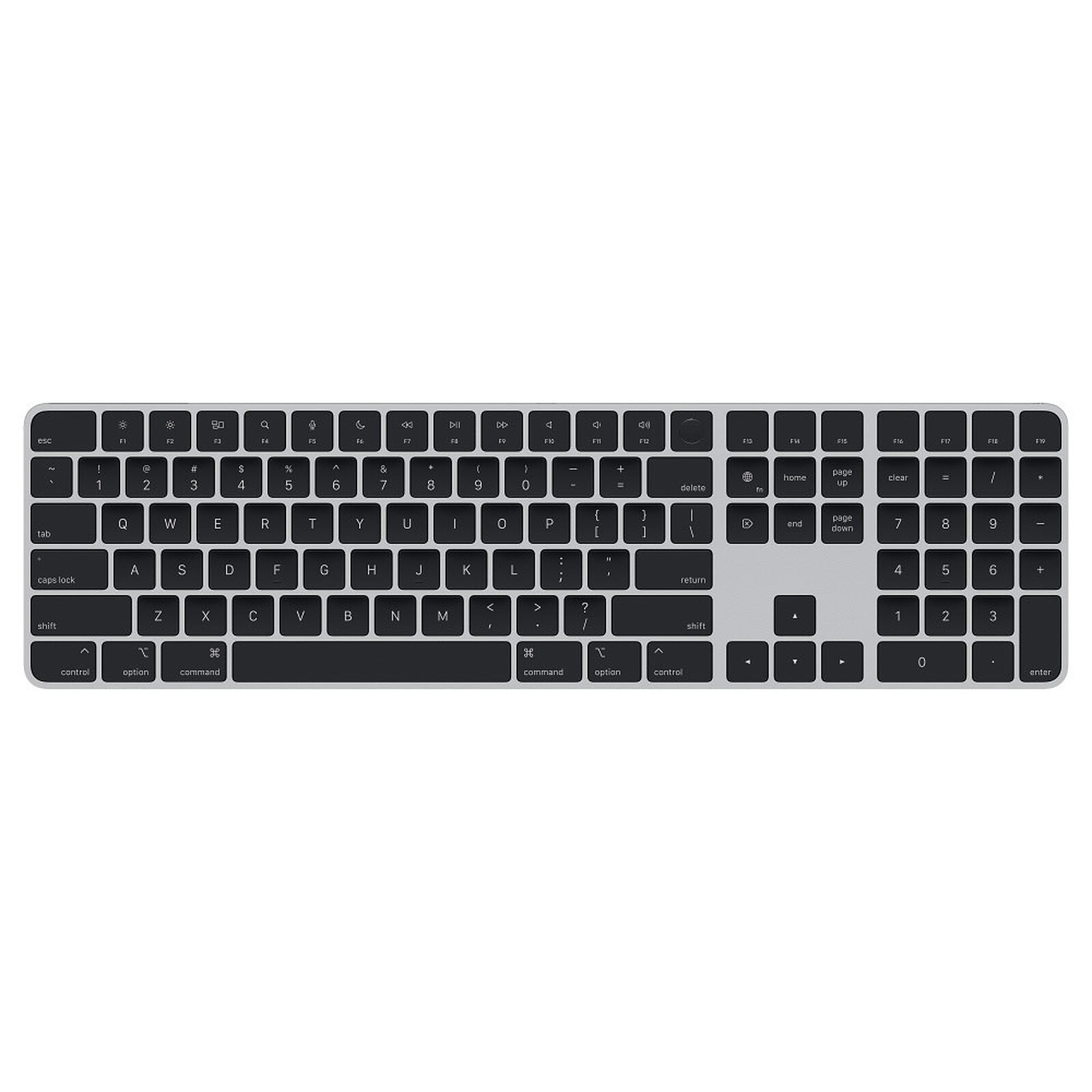Apple Magic Keyboard avec Touch ID et pavé numérique NoirUS MMMR3LBA Highweb