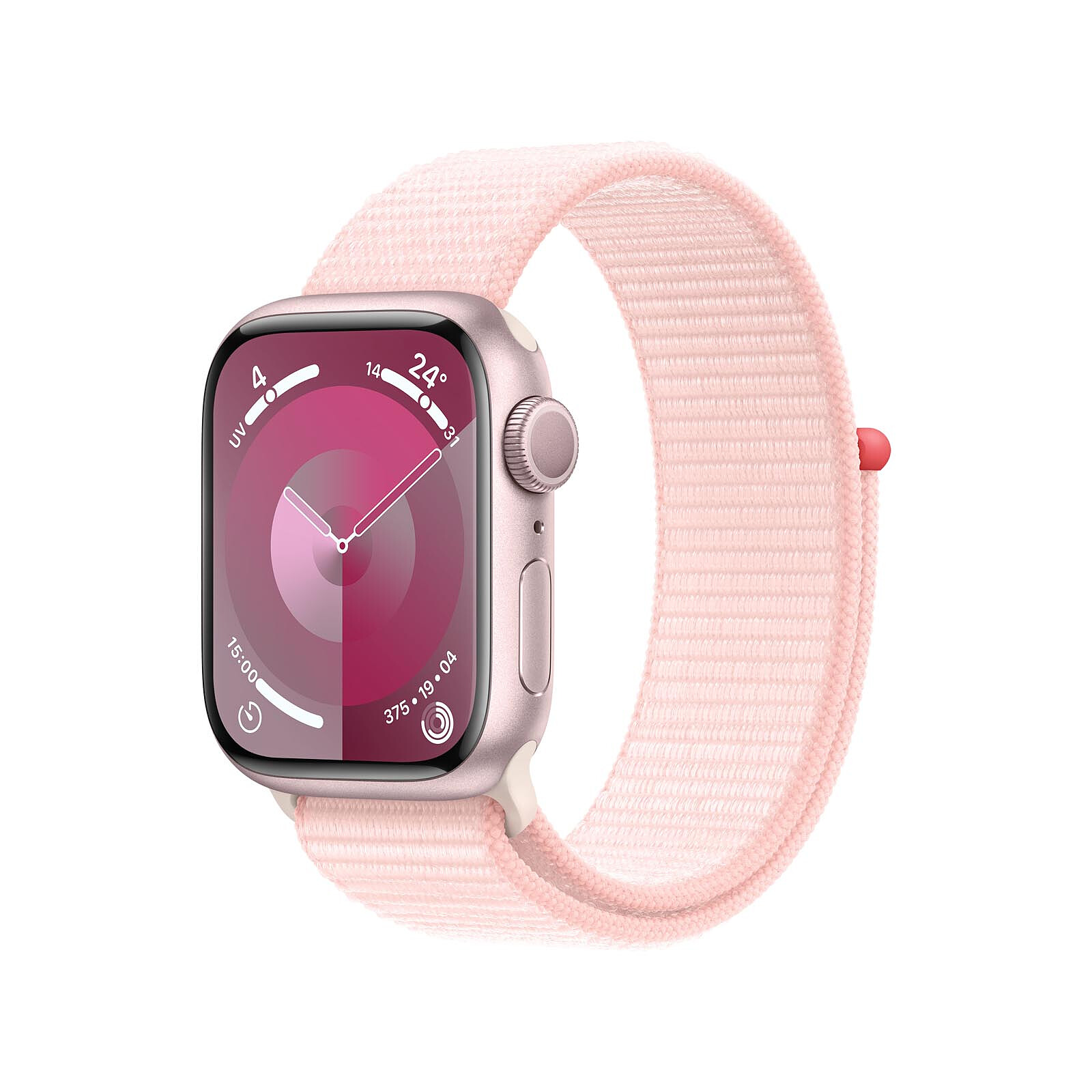 Apple Watch Series 9 GPS Aluminium Rose Boucle Sport 41 mm Highweb