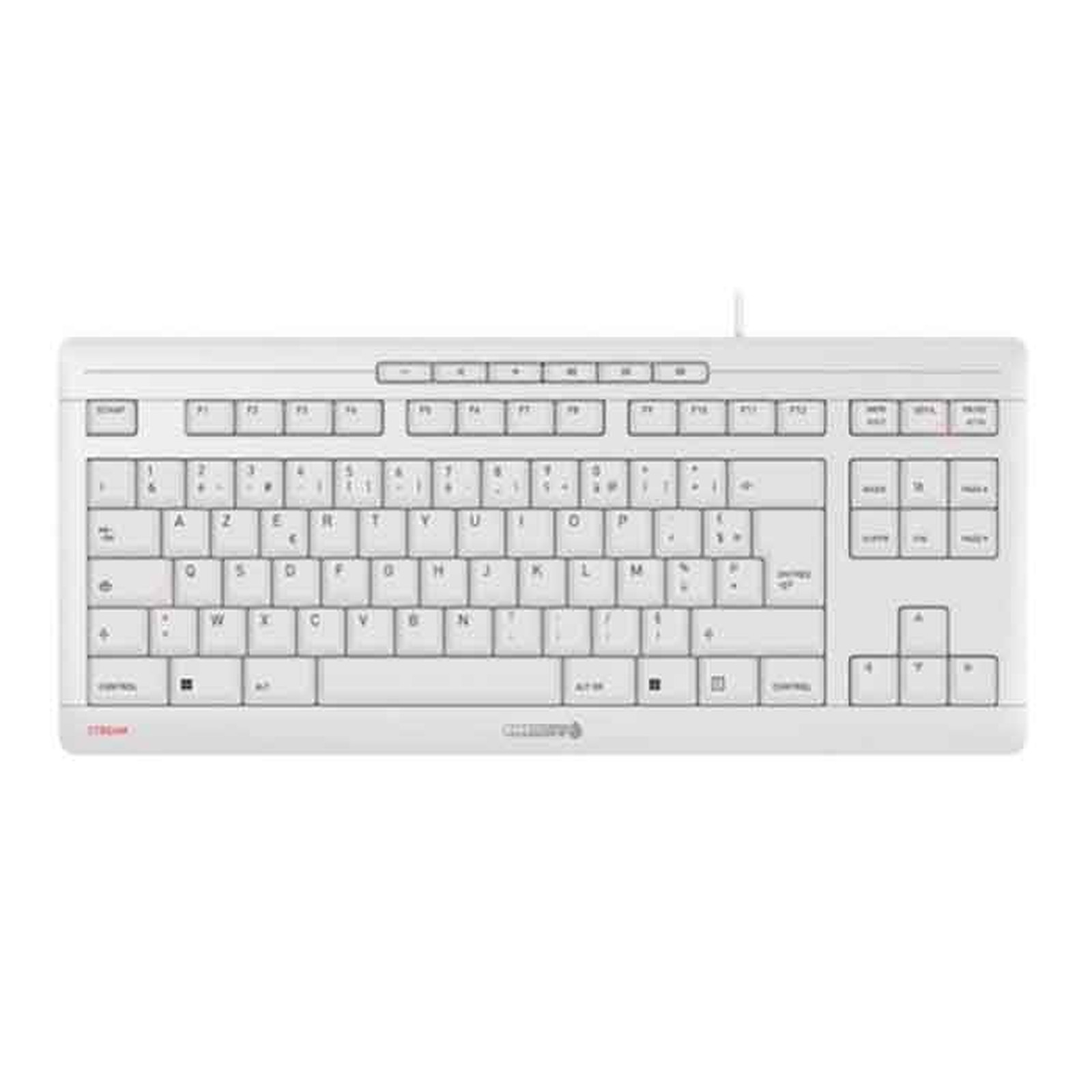 Cherry Stream Keyboard TKL blanc AZERTY Français Highweb